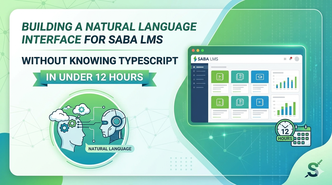 Natural language interface for SABA LMS using MCP